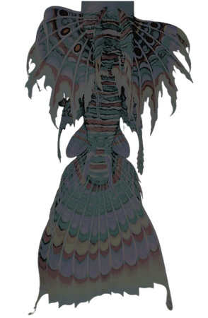 front of lay'an's tail